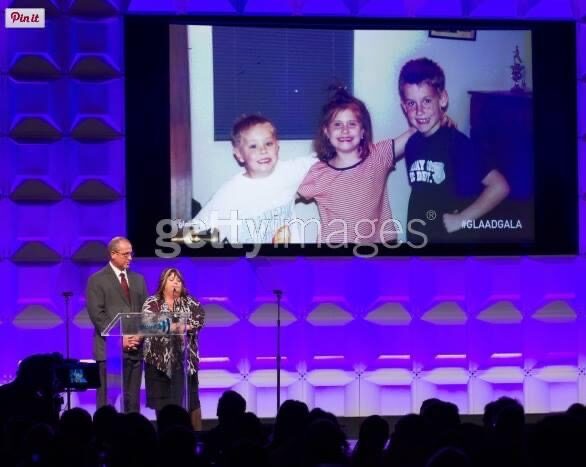 Tina and Tyler featured at the GLAAD Gala