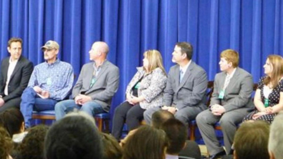 Advocacy panel seated at a congressional hearing on bullying